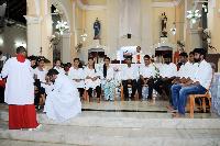 Holy Thursday Observed With Solemnity Washing Of The Feet 